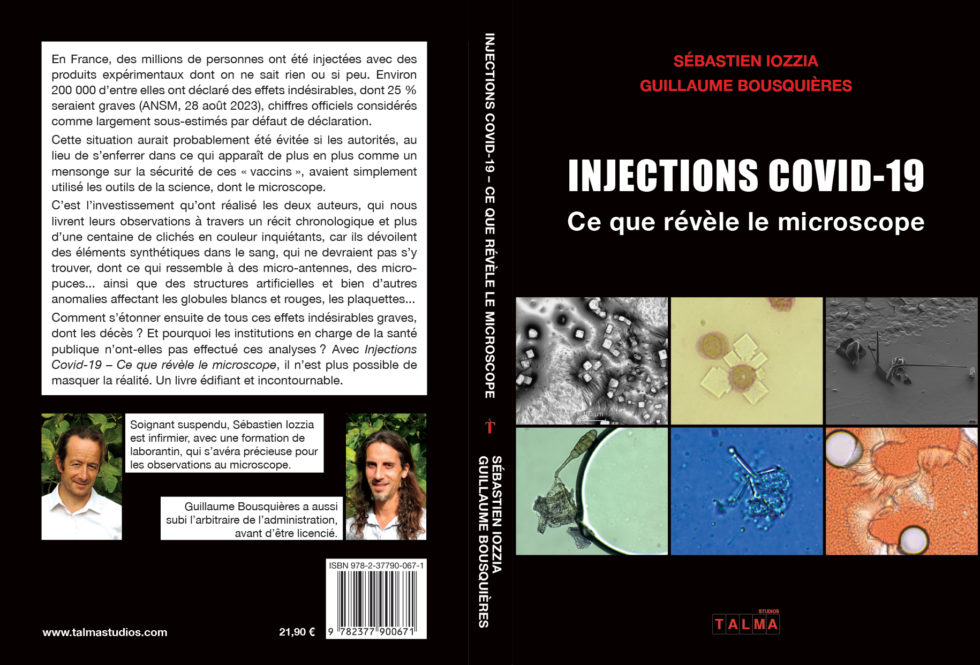 Injections Covid-19 : Ce que révèle le microscope (Couverture)